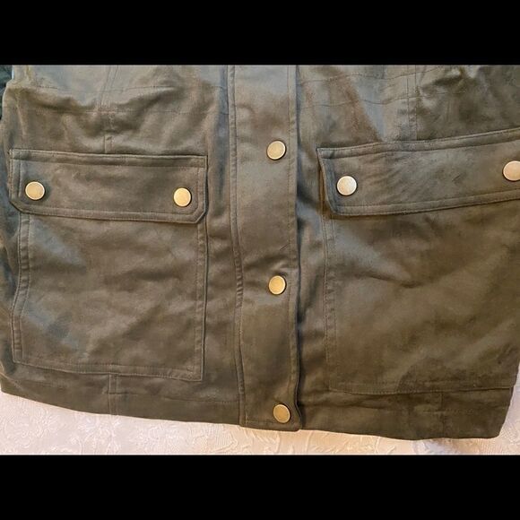 Linea Louis Dell” Olio faux suede jacket AnorakXXS - Picture 5 of 12